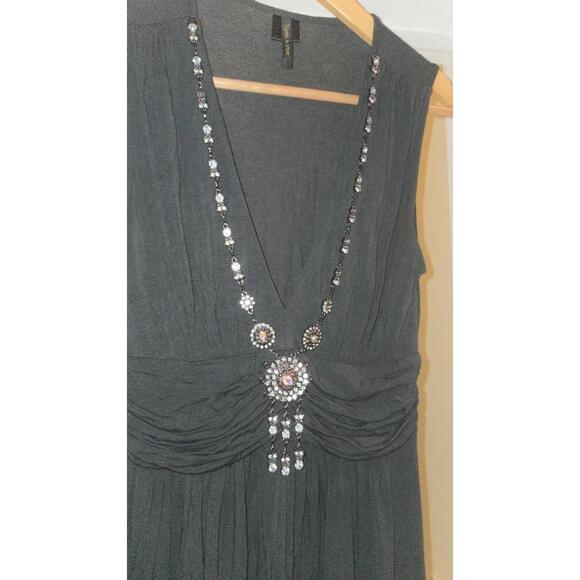 LOVE & LORE BLUE DRESS WITH RHINESTONES WOMENS SZ SMALL MADE IN KOREA BEAUTY 🔥 - Picture 8 of 9